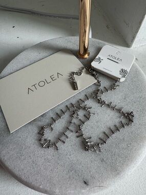 ATOLEA - “Antigua” Silver Neckace